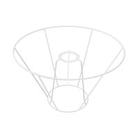 Hemobllo Iron Wire Lampshade Frame for DIY Projects and Bedrooms, Sturdy Metal Lamp Shade Frame with Elegant Design, Reliable Lamp Shade Carrier Measuring 30x30x18cm for Crafting