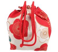 Hemobllo Japanese Kimono Drawstring Bag Lightweight Cloth Phone Pouch for Women Students Portable Japanese Style Gift Bag with Pattern Suitable for Travel Shopping and Daily Use