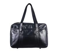 Hemobllo Japanese School Bag Pu Shoulder Bag with Large Capacity Lightweight and Portable for Daily Necessities Stylish Unisex Shoulder Briefcase Suitable for Women and Workers