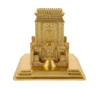 Hemobllo Jerusalem Temple Resin Statue Sculpture City Base, Religious Ornament for Tabletop Home Decor and Church Sanctuary