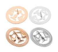Hemobllo Justice Scale Lawyer Brooch Set, 4Pcs Alloy Lapel Pins for Attorneys and Judges, Formal Suit Accessories for Legal Professionals