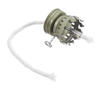 Hemobllo Kerosene Lamp with Simple Structure Dimmer Regulator Silver Aluminium Alloy Sturdy and Easy to Use Compatible with Oil Lamp Replacement Burner