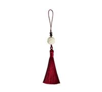 Hemobllo Key Lanyard Car Key Lanyard Chinese Cell Phone Strap Retro Phone Charm Tassel Key Chain Car Key Hanging Pendants Decor (Red) Key Lanyard Car Key Lanyard