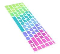 Hemobllo Keyboard Cover Rainbow Pattern Silicone Dustproof Protector Compatible with Hp Pavilion 14 for Office Comfortable Typing