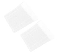 Hemobllo Keyboard Protective Silicone Cover 2Pcs Compatible with Logitech Mk270, White, Flexible, Water and Dust Resistant, Suitable for Travel and Home Use
