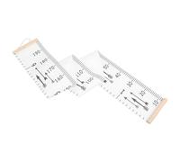 Hemobllo Kids Height Wall Chart Height Measuring Chart with Wood and Cloth Material Printing Details Track Growth White for Baby's Rooms and Children's Rooms Suitable for Seasons