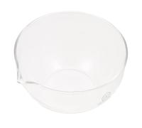 Hemobllo Laboratory Glass Evaporating Basin 90Mm Round Flat Bottom Dish with Spout for Chemical and High Heat Processes