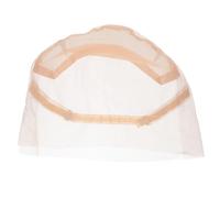 Hemobllo Lace Wig Cap with Adjustable Strap and Elastic Hair Net Mesh Hat for Wig Making 10.63X7.48 Inch Suitable for Women