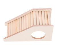 Hemobllo Ladder Beige Climbing Wooden Animals Small Hamster with for Multipurpose Design and Damage Reduction, Decor Habitat Suitable for Gerbils and Little Birds