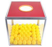 Hemobllo Large Capacity Prize Box Container with Raffle Balls for Gatherings and Donations, Versatile Use with Aluminium Alloy and Mdf, Stylish Modern Design Raffle Box for Party Games