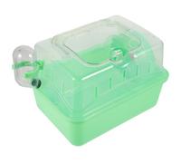 Hemobllo Large Green Hamster Cage with Panoramic Skylight, Big Space Rat and Dwarf Hamster Habitat, Mouse and Guinea Pig Hideout Cage for Small Pets