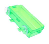 Hemobllo Large Green Reptile Feeding and Water Bowl with Suction Cup, Anti-escape Lizard Feeder for Bearded Dragon, Gecko, Chameleon Tank Accessory