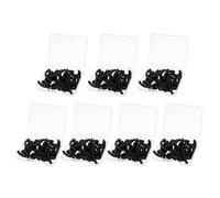 Hemobllo Lash Curler Replacement Pads Black, 210pcs Universal Eyelash Curler Refill Pads with Elastic Rubber Strips, Suitable for Salon and Personal Makeup Use