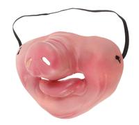 Hemobllo Latex Half Face Pig Nose Mask for Cosplay and Carnival Parties Realistic Animal Costume Accessory for Themed Dress Up Funny Circus Pig Prop for Masquerade and Prank Games