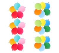 Hemobllo Latex Link Tail Balloons Unique Style 100pcs 12 Inch Easy to Inflate Quick Balloon Arrangement Color for Wedding Birthday Anniversary Arch Supplies