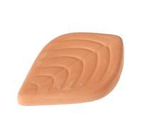 Hemobllo Leaf Shaped Terracotta Sugar Keeper for Preserving Sugar Soft Brown Alternative Reusable for Kitchen Storage Containers