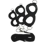Hemobllo Leash Lightweight Material, Convenient, Wool Polyester and Adjustable Black Bite-resistant Rope for Walking Accessory Sugar Glider Small Pets Outdoor for Little Animal