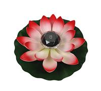 Hemobllo LED Pool Light Outdoor Solar Light Outside Pool Solar Lily Pads for Pool Water Lily Lights Floating Pool Lights for Wedding Lamp Lotus Accessories Lotus Diving Lotus Night Light