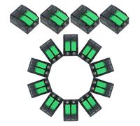 Hemobllo Lever Wire Connectors Compact Design 50pcs Lt-412 Quick Installation Electrical Cable Connectors with Plastic and Copper Material for Home Wiring Projects and Industrial Automation