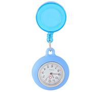 Hemobllo Lightweight Luminous Fob Watch for Women Students with Accurate Time Keeping, Silicone and Alloy Pocket Watch Hanging Design, Clip-on Accessory