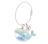 Hemobllo Little Dolphin Keychain Creative Marine Life Keyring for Car Bag Accessories Couple Pvc Zinc Alloy Acrylic 3.8 Inch