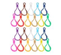 Hemobllo Lobster Clasp Bulk Pack Colorful Keychain Clips 120pcs Versatile Use for Jewelry Making and Ornaments with Key and Lanyard Hooks
