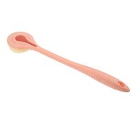 Hemobllo Long Handle Back Cleaner Shower Scrubber for Body with Soft Pp Bristles, Removes Dust and Reaches Hard-to-Reach Areas, for Bathing and Showering Pink Bath Body Brush