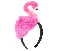 Hemobllo Lovely Flamingo Headband Creative Cartoon Hairband for Birthday Parties and Safe Material for Hawaiian Theme and Cosplay Events Eye Catching Flamingo Decor
