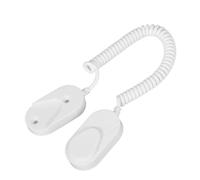 Hemobllo Magnetic Remote Control Tether with Retractable Cable, Abs Material No Drill Installation Holder for Air Conditioner and Streaming Device Remotes, Wall Mounted Anti Loss Security