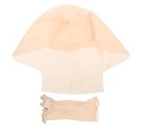 Hemobllo Makeup Latex Bald Head Cover Bald Head Cover Thicker Cosplay Prop Funny Realistic Style Beige Masquerade Parties