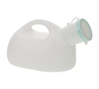 Hemobllo Male Urinal Bottle 2000Ml Leakproof Plastic Portable with Lid for Travel Camping and Emergency Use