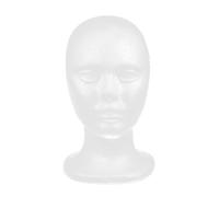 Hemobllo Mannequin Move with Display Hair Feature Easy for Business to White Foam Head Stand Halloween Graffiti Male Wigs