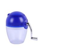 Hemobllo Manual Ice Crusher Hand Crank Small Household Ice Portable Slushie Maker for Summer Drinks Random Color