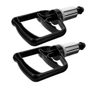 Hemobllo Manual Plastic Vacuum Pump Set 2Pcs Handheld Air Suction Massage Tools for Household Cupping Therapy and Nursing Care