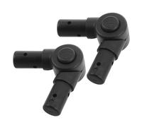 Hemobllo Manual Wheelchair Plastic Material with Push Button Lock 2pcs Portable Folding Backrest Buckle Integrated Bearing, Enhanced Durability and Universal Compatibility for Wheelchair