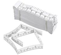 Hemobllo Measuring Tape Paper Scale Ruler 1 Meter Disposable Body Measurement Tool with Dual Metric and Imperial Markings 25 Pack