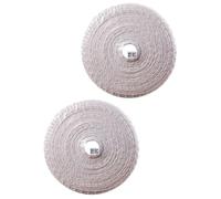 Hemobllo Meat Cooking Netting Sturdy and Not Easy to Break for Ham and Pig's Feet 2 Rolls Cotton Thread Sausage Tying Mesh Nets for Home and Personal Use