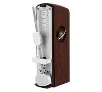 Hemobllo Mechanical Metronome for Piano Violin Guitar - General Musical Instrument Beat Controller, Red Wood Finish, Precise Rhythm Practice Tool for Beginners and Professionals