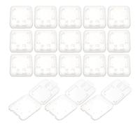 Hemobllo Memory Card Case 24Pcs Plastic Holder with Secure Snap Closure for Micro Secure Digital Cards On-The-Go Storage