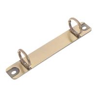 Hemobllo Metal 2-Ring Binder Mechanism with Detachable Design and 2-Hole Screw Type for Loose Leaf DIY and Planner Organizing Accessories in Golden Colour