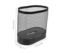 Hemobllo Metal Cat Litter Scoop Holder Rack, Black Iron Multi-functional Cat Poop Shovel Storage Stand, Universal Litter Scoop Organizer for Home and Kitten Use