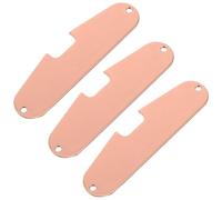 Hemobllo Metal Copper Base Plates 3Pcs for Electric Guitar Single Coil Pickup Bridge Mounting Designed for Studio Use and Live Shows