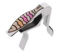Hemobllo Metal Guitar Capo Compact and Lightweight Design for Ukulele and Acoustic Guitar Sturdy Plastic and Metal Material, Music Instrument Accessory for Mandolin and Banjo Players