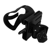 Hemobllo Microphone Stand Drink Holder Clamp with Adjustable Phone Slot and Cup Holder, Black Bracket for Guitar, Violin, Guzheng - Portable Accessory Suitable for Music Practice Random
