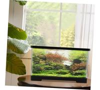 Hemobllo Mini Acrylic Fish Tank with Breeding Box for Desktop Small Goldfish and Betta Aquarium Home Turtle Habitat with Eco Friendly Design Easy to Clean and View Compact Fish Breeder for