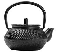 Hemobllo Mini Cast Iron Teapot Tea Pet Decorative Kettle Small Black Gongfu Tea Set Desktop Tearoom Ornament for Household Scene Layout