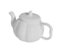 Hemobllo Mini Ceramic Teapot Decoration Pumpkin Shape Teapot Craft for Home Office Car Display Collectible Miniature Dollhouse Ornament