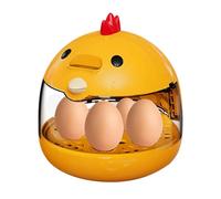 Hemobllo Mini Egg Incubator for Hatching Eggs - Digital Poultry Hatcher with Automatic Temperature Control - 360° Clear View Window for Chicken, Quail & Duck, Science Educational Toy for Kids Home