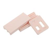 Hemobllo Mini Flower Pot Polymer Clay Molds Set, 2pcs Soft Clay Craft Tools in Apricot for Handmade Pottery Decoration and Jewelry Making