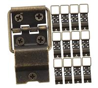 Hemobllo Mini Iron Hinges Convenient and Easy to Take for Small Wooden Cases with Screws 30pcs and Jewelry Box for Crafts and DIY Projects